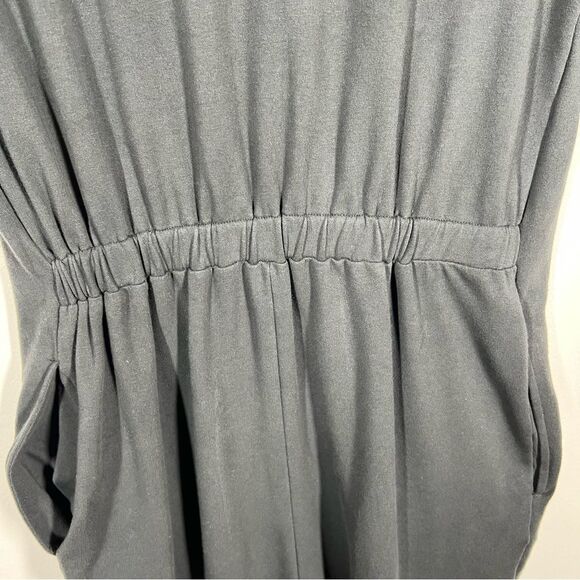 Magnlens Women’s Size Large Black Elastic Waist Pocket Zip Paracord Jumpsuit - Picture 11 of 16